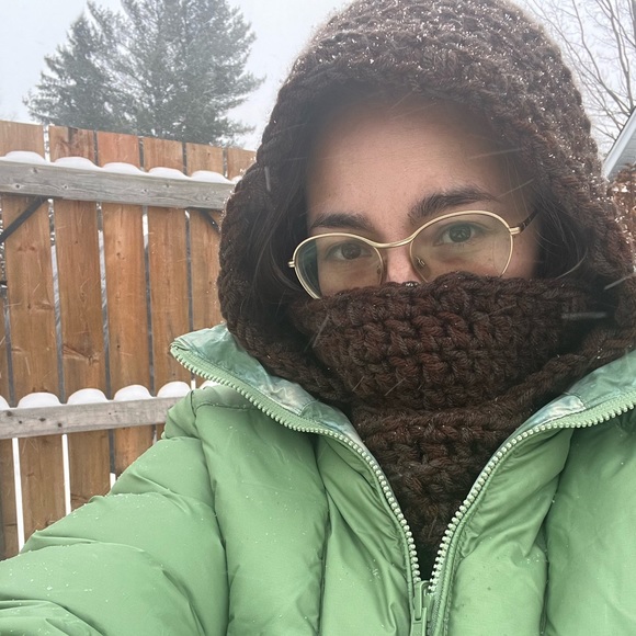 Handmade Hooded Cowl - Picture 4 of 5